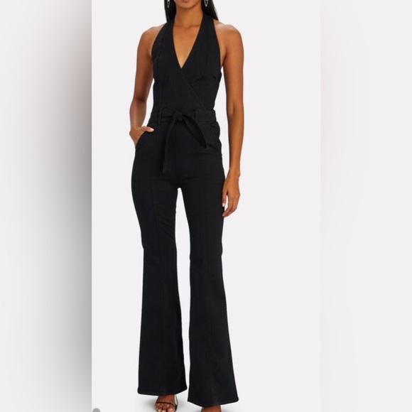 MOTHER Pants - NWOT Mother The Doozy Denim Halter Jumpsuit